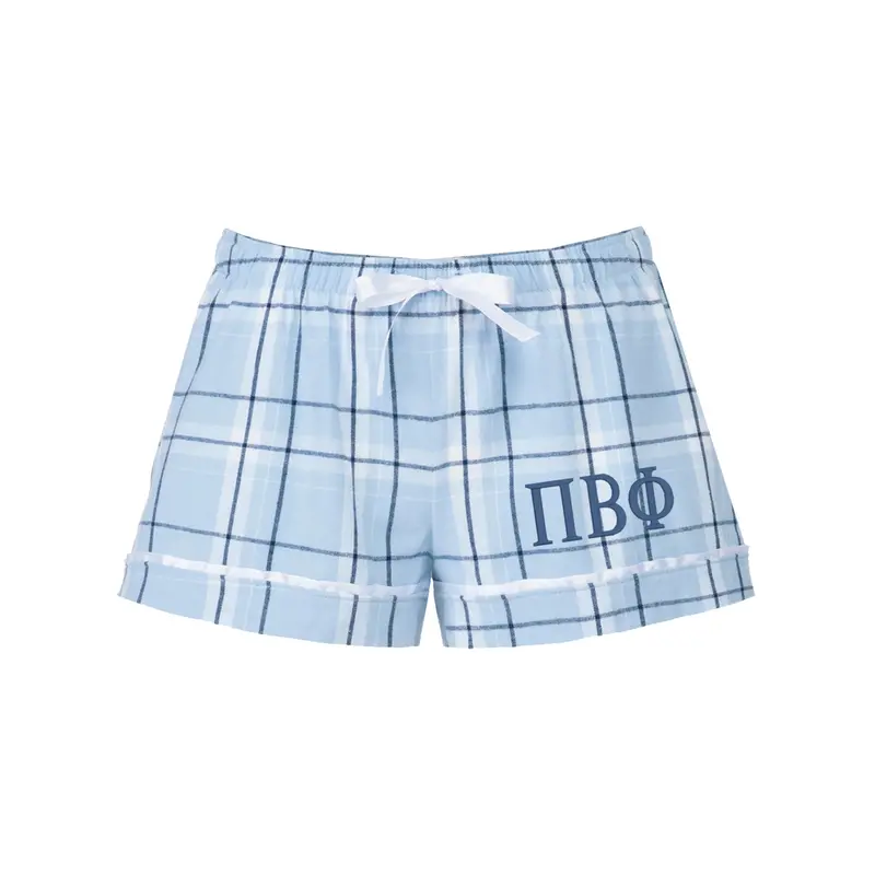 Pi Beta Phi Collegiate Flannel Boxer Shorts