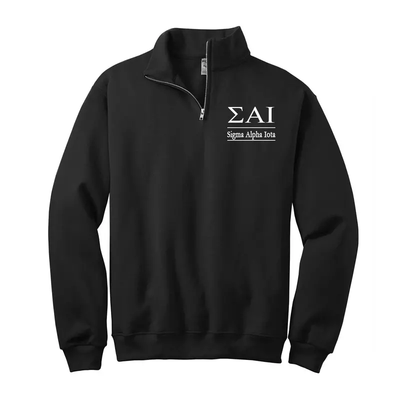 Sigma Alpha Iota Quarter Zip Pullover 1