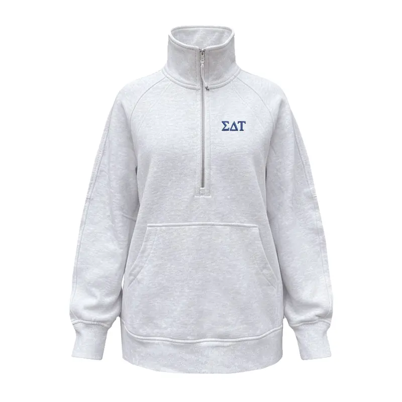 Sigma Delta Tau Lululemon Scuba Oversized Funnel-Neck Half Zip Long 1