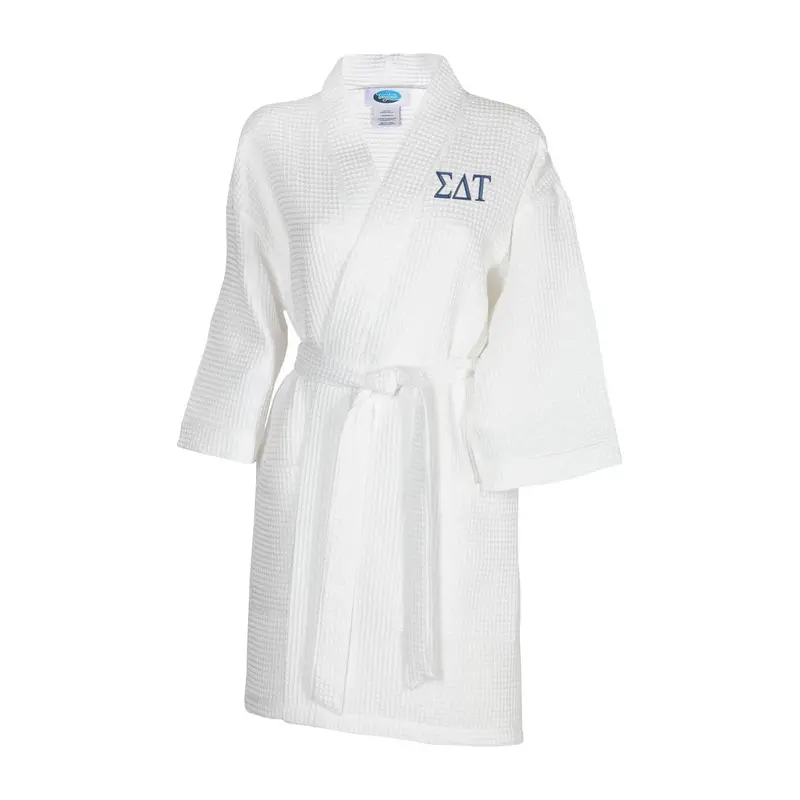 Sigma Delta Tau Waffle Weave Robe 1