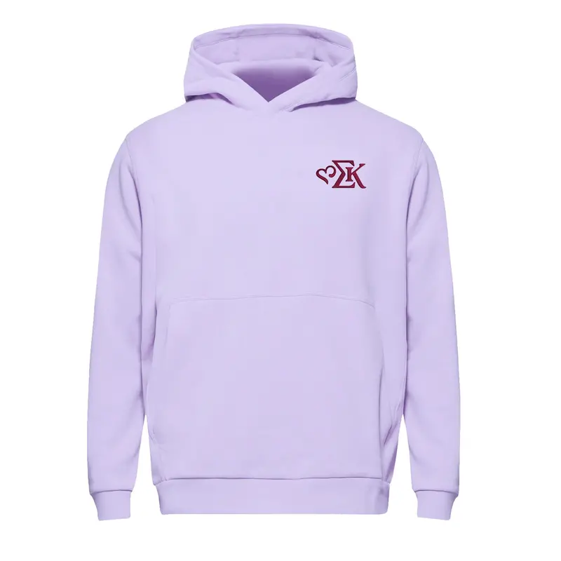 Sigma Kappa Lululemon Steady State Pullover Hoodie - Sk Heart 1