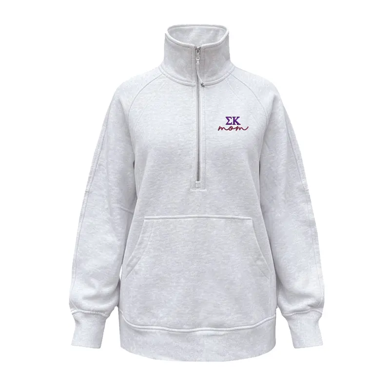Sigma Kappa Mom Lululemon Scuba Oversized Funnel-Neck Half Zip Long 1