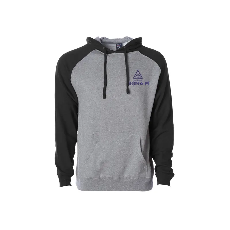 Sigma Pi Raglan Hooded Sweatshirt 1
