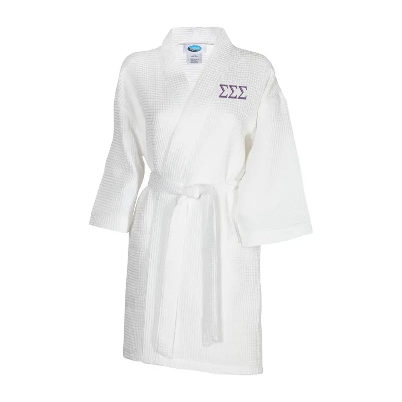 Sigma Sigma Sigma Waffle Weave Robe 1