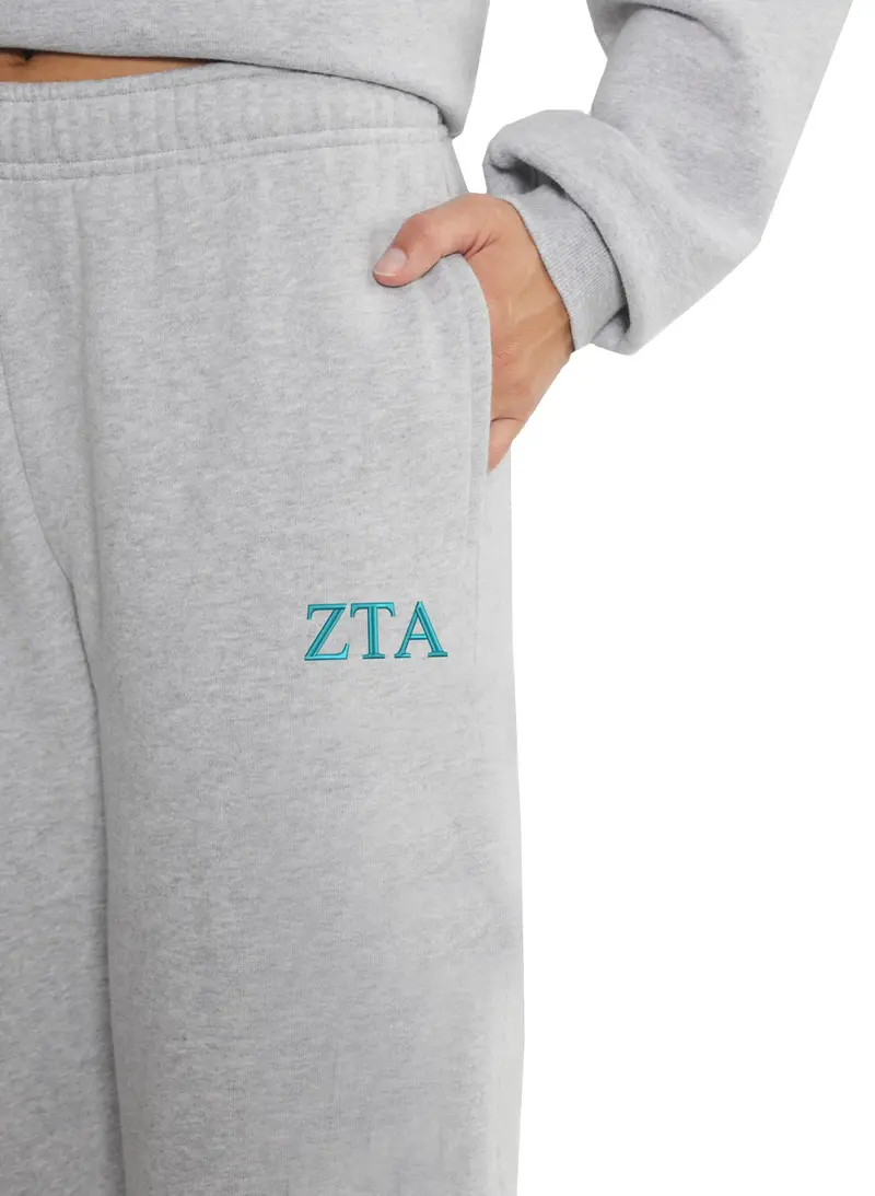 Sorority Letters Fave Fit Straight Leg Pants 1