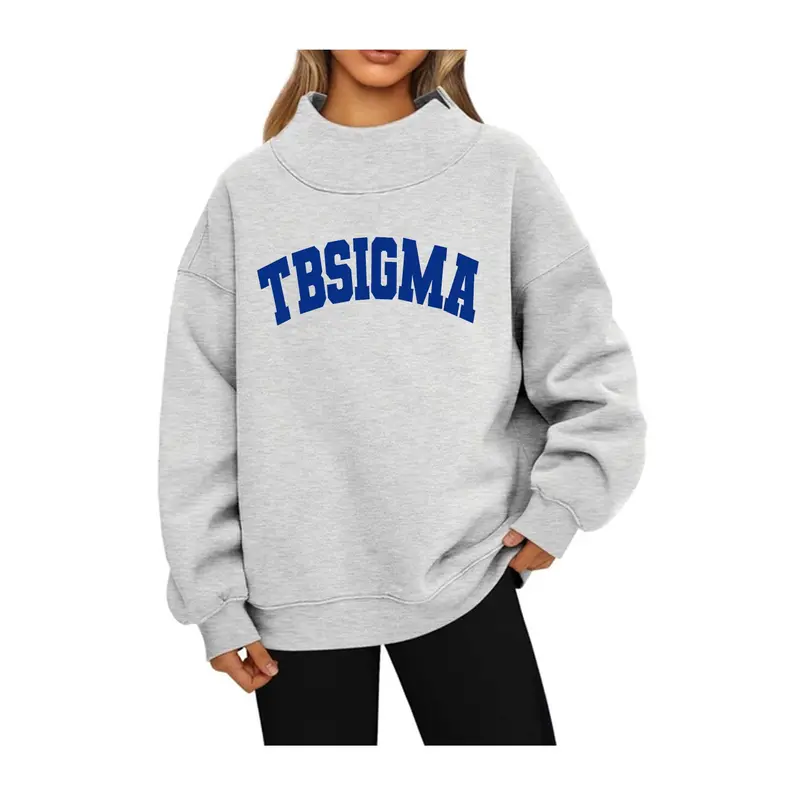 Tau Beta Sigma Mock Neck Sweatshirt - Tbsigma 1