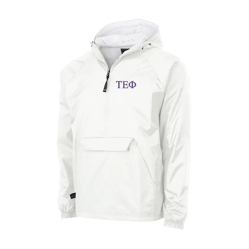 Tau Epsilon Phi Flannel Lined Windbreaker - Letters 1
