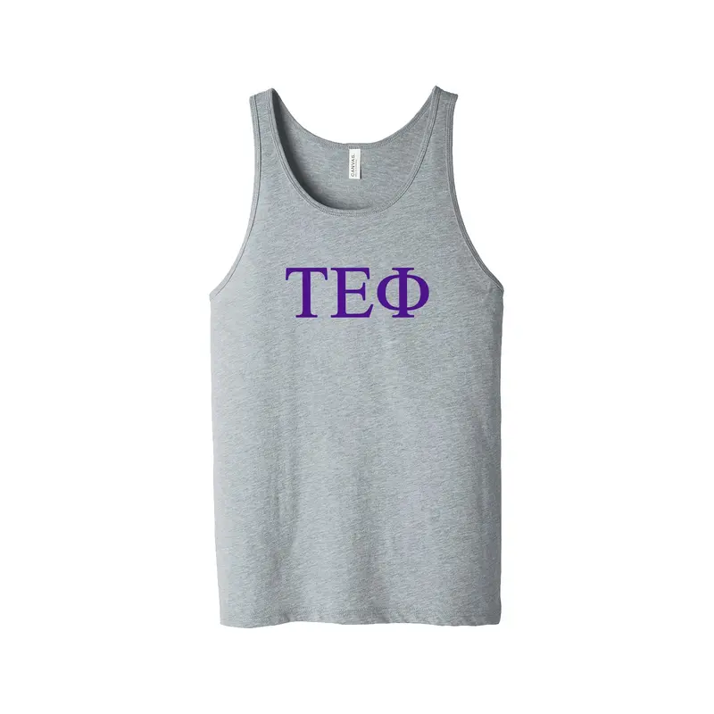 Tau Epsilon Phi Fraternity Jersey Tank Top 1