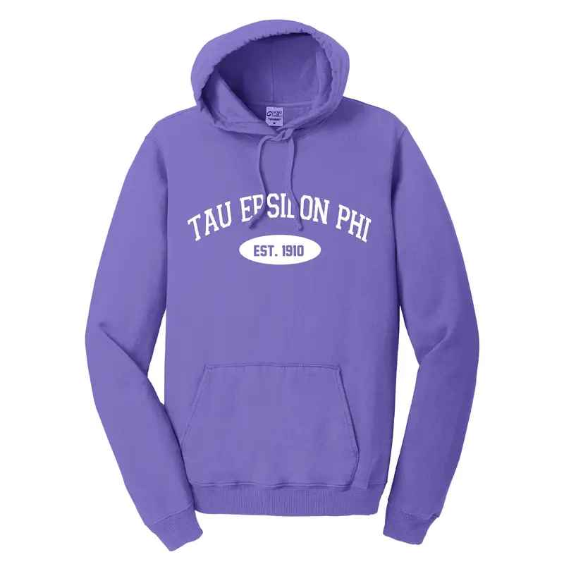 Tau Epsilon Phi Hooded Pullover Vintage Sweatshirt 1