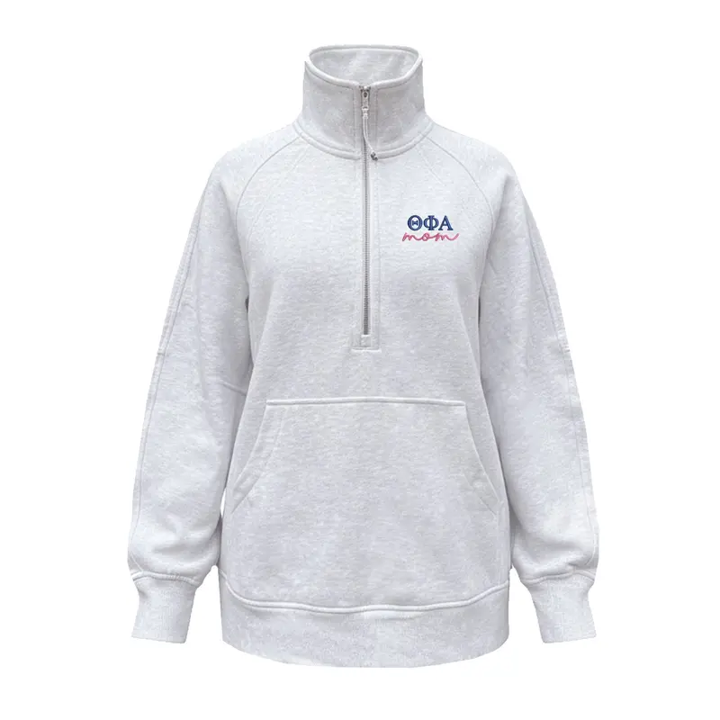 Theta Phi Alpha Mom Lululemon Scuba Oversized Funnel-Neck Half Zip Long 1