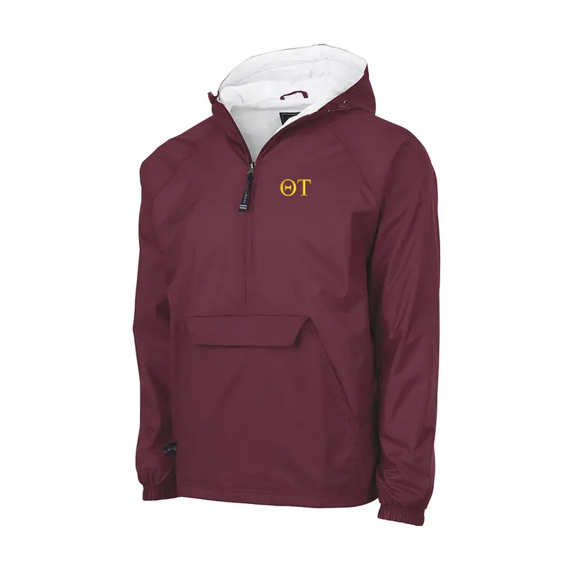 Theta Tau Flannel Lined Windbreaker - Letters 1