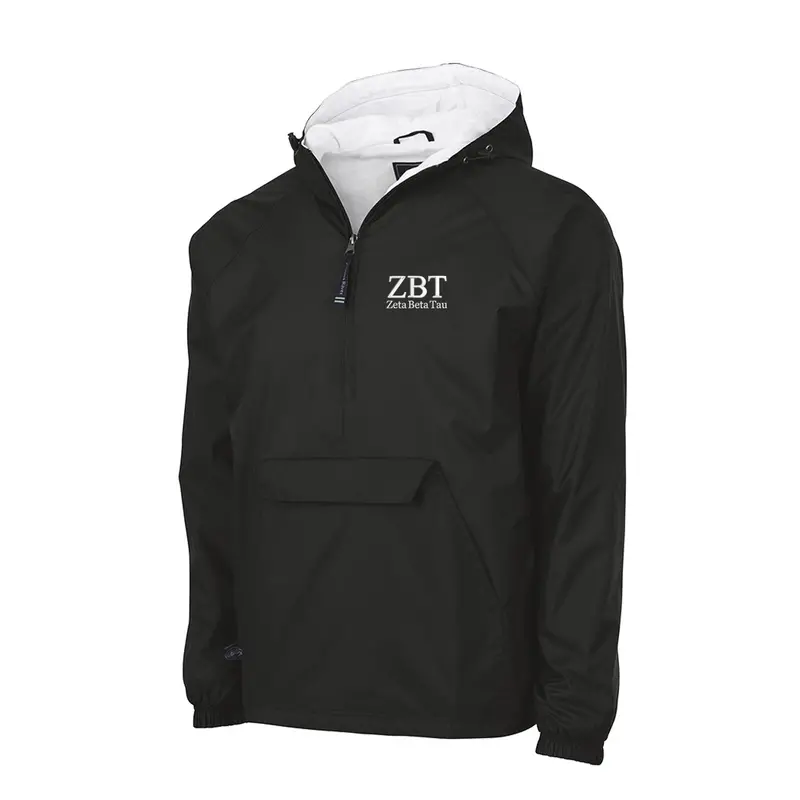Zeta Beta Tau Flannel Lined Windbreaker 1