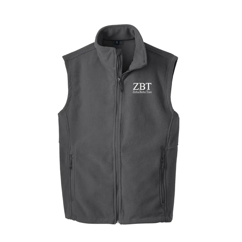 Zeta Beta Tau Fleece Vest 1
