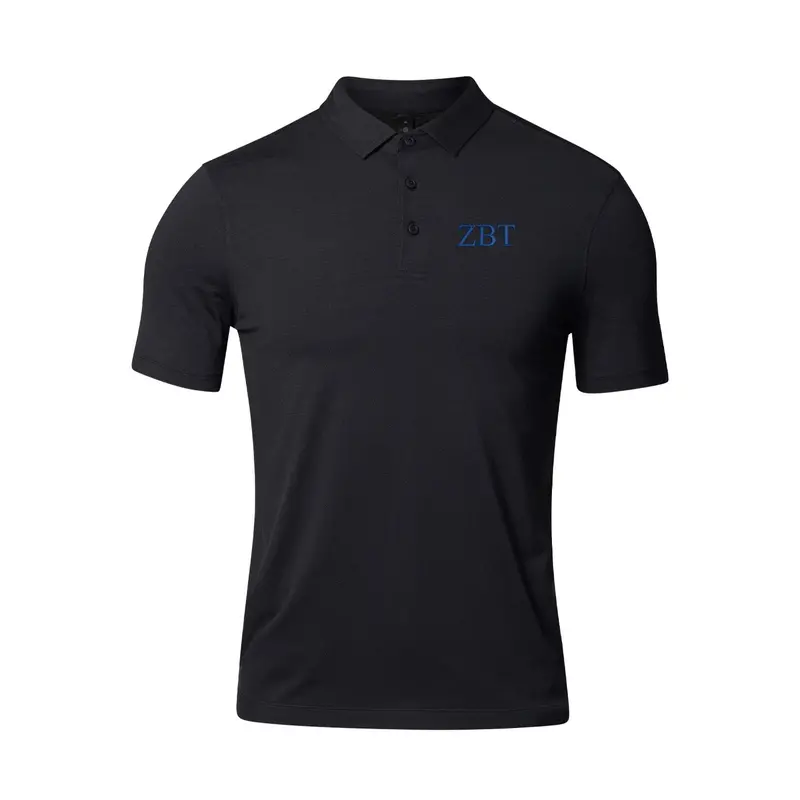 Zeta Beta Tau Lululemon Evolution Short-Sleeve Polo - Black 1