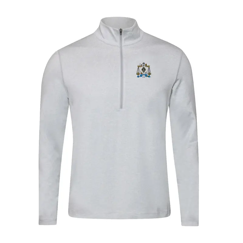 Zeta Beta Tau Lululemon Soft Jersey Half Zip - Crest 1