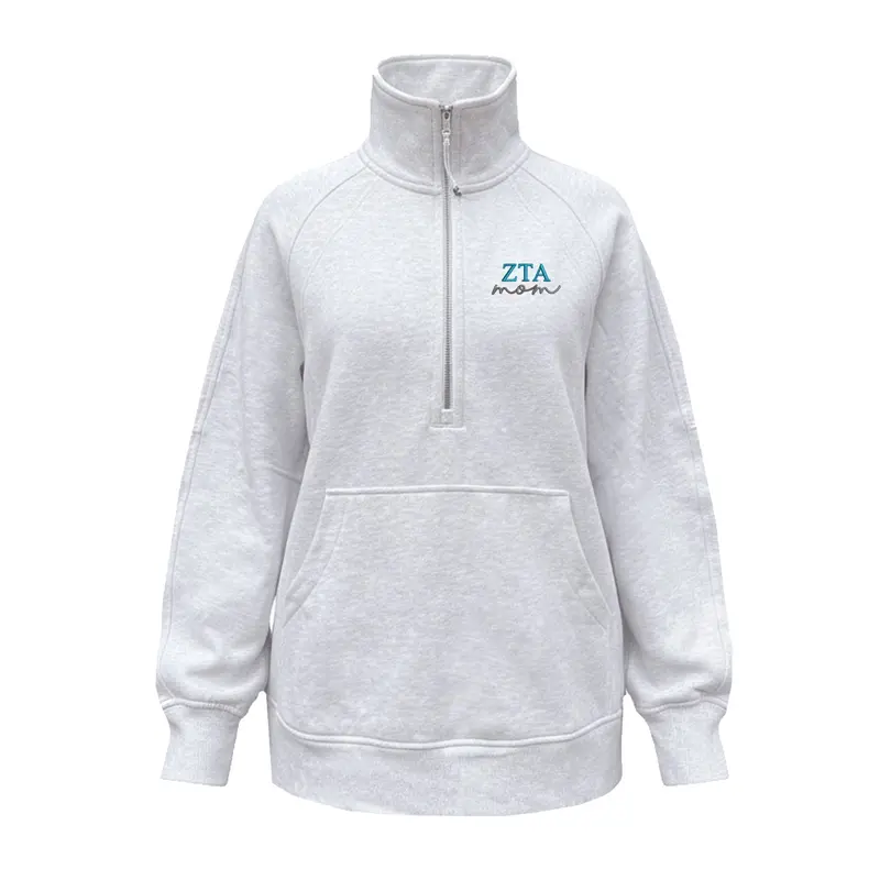 Zeta Tau Alpha Mom Lululemon Scuba Oversized Funnel-Neck Half Zip Long 1