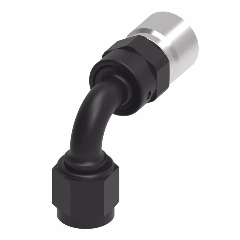 Aeroquip Fcl4232 6An Streetlite Crimp Fitting – 90-Degree Elbow 1