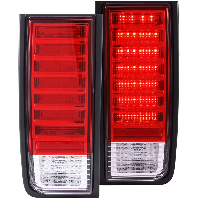 Anzo Usa 311068 Led Tail Light Assembly – Red/Clear Lens, Dot-Compliant, Sold As Pair 1