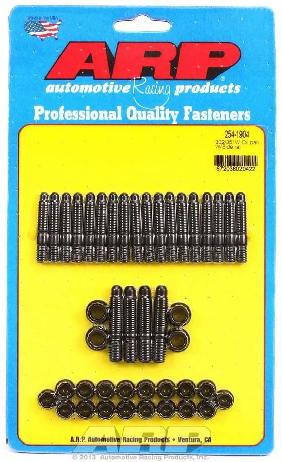 Arp Small-Block Ford Oil Pan Stud Kit – Precision Threaded Fasteners (254-1904) 1