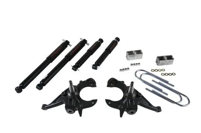Belltech Nitro Drop Complete Suspension Kit – Front & Rear With Dual Shock Setup 1