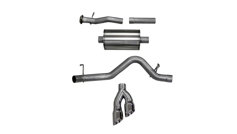 Corsa Performance 14745 3-Inch Cat-Back Exhaust – Sport Tuning, Single Exit, Polished Tips For Colorado/Canyon (2017–Present) 1
