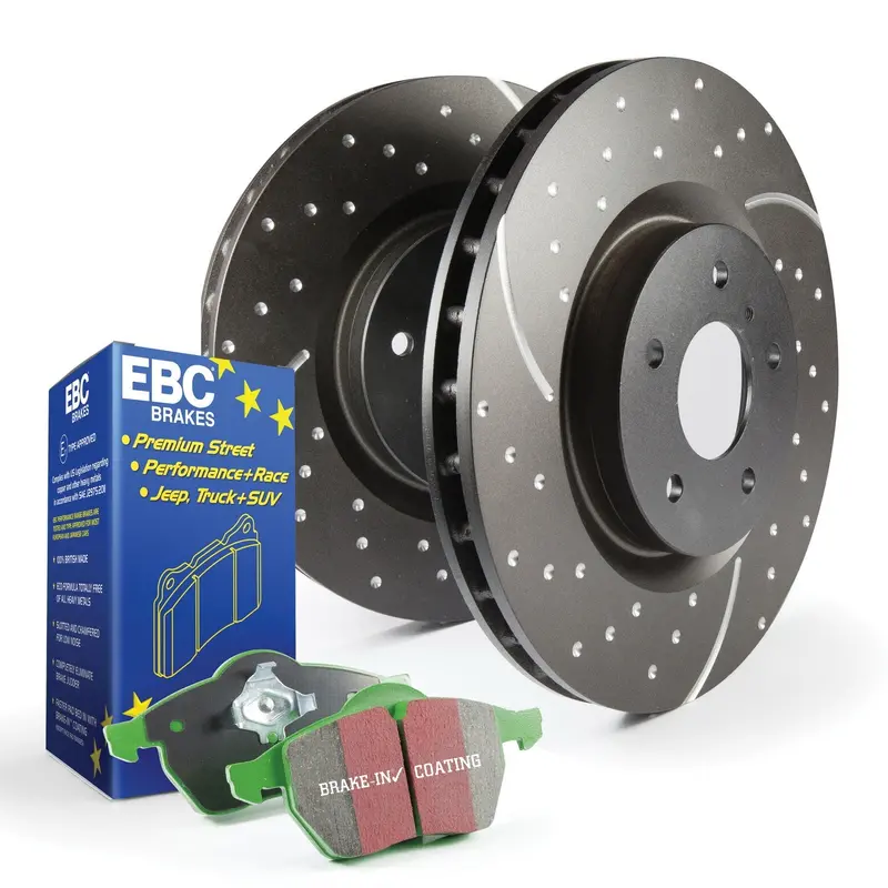 Ebc Brakes S10Kr1161 High-Performance Brake Kit – Greenstuff Pads + Gd Rotors For Select Vehicles 1