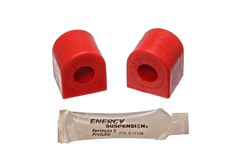 Energy Suspension 18.5102R Red Rear Sway Bar Bushing Kit – 15Mm Diameter, High-Performance Polyurethane 1