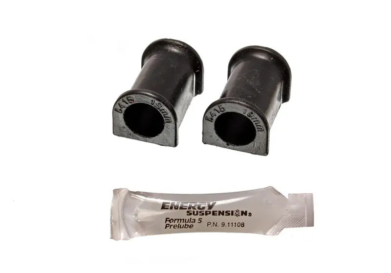 Energy Suspension 5.5132G Front Sway Bar Bushing Kit – 18Mm Bar Diameter, Black Polyurethane Performance Upgrade 1