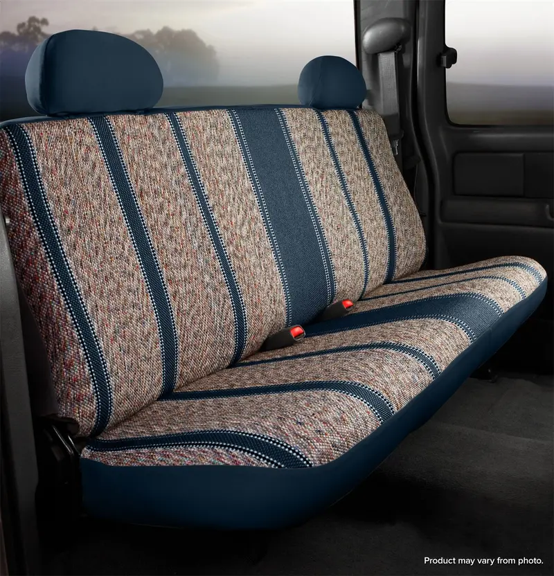 Fia Tr40-71 Navy Wrangler Custom Seat Covers – Saddle Blanket Design For Bench Or Mid-Back Bucket Seats 1
