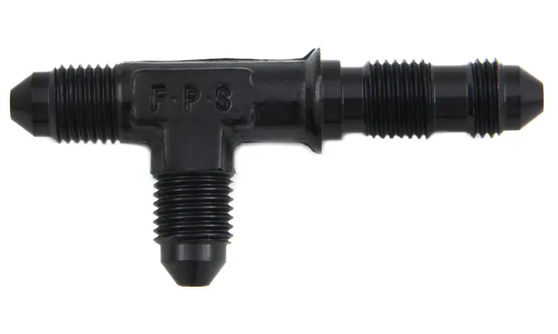 Fragola Bulkhead Tee Fitting – #3 An, Black Anodized (480403-Bl) 1