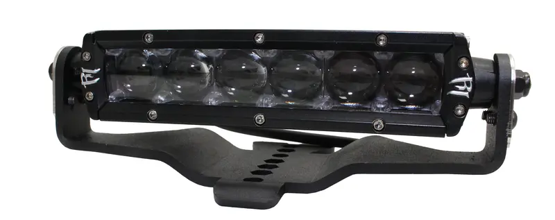 Go Rhino Xe Hood Hinge Led Light Mounts – Pair For Jeep Jl/Jt, 6" Single-Row Compatible 1