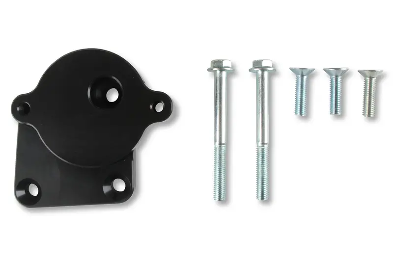 Holley Black Anodized Power Steering Bracket For Gen Iii Hemi Swaps 1