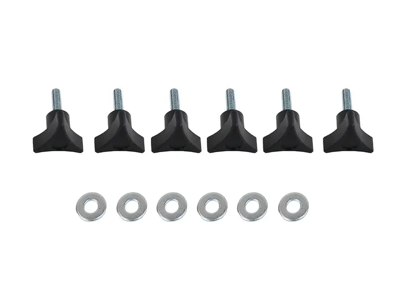 Kentrol Hardtop Retention Screws – Textured Black Fasteners For 2004–2006 Jeep Tj Unlimited (70008) 1