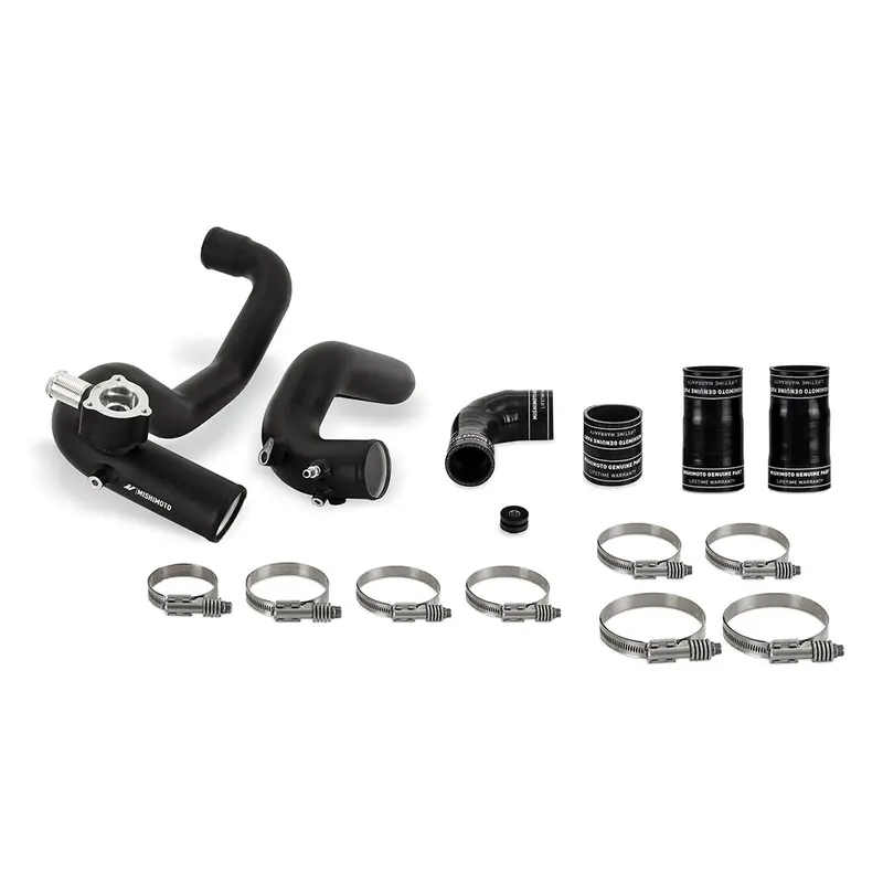 Mishimoto High-Mount Intercooler Pipe Kit For 2021+ Ford Bronco 2.3L – Black Finish 1