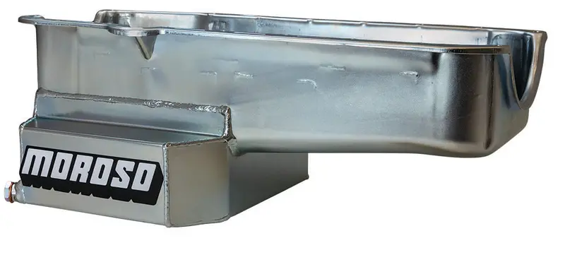 Moroso 21814 7-Quart Sbc Rear-Sump Oil Pan With Right-Hand Dipstick (1980–1985) 1