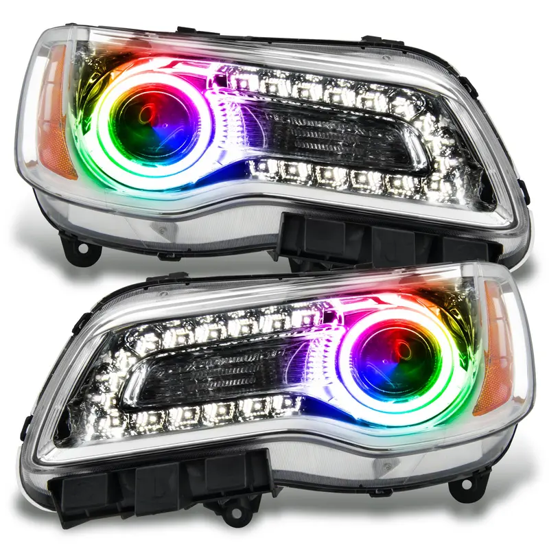 Oracle Lighting Colorshift Smd Headlights – Chrome Bezel, Non-Hid, Controller-Free Led Upgrade 1