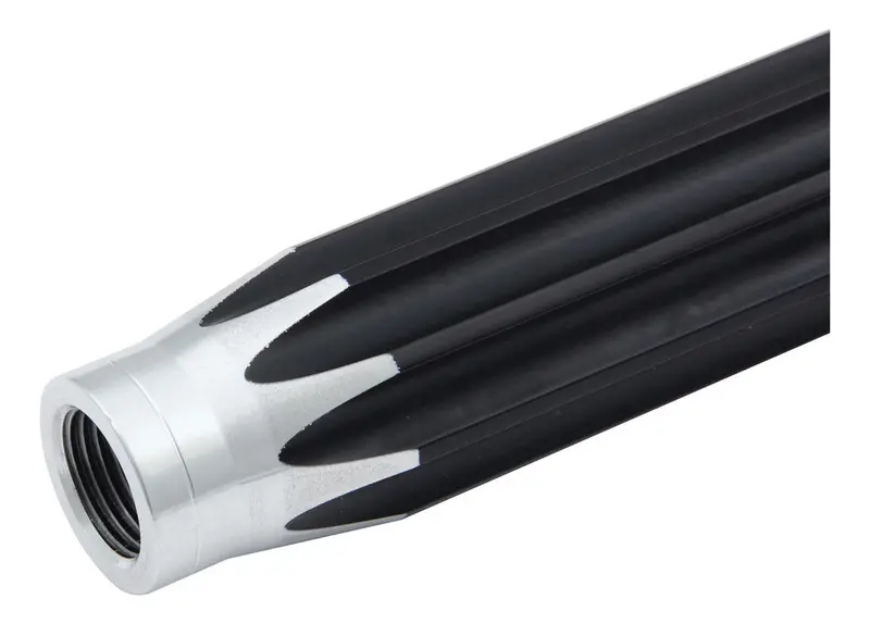 Quickcar 75-145 3/4-Inch Aluminum Scalloped Racing Tube – 14.5 Inches Long 1