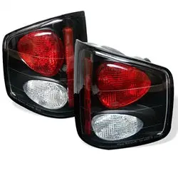 Spyder Auto 5001887 Euro-Style Tail Lights – Black, Stock-Bulb Compatible Pair 1