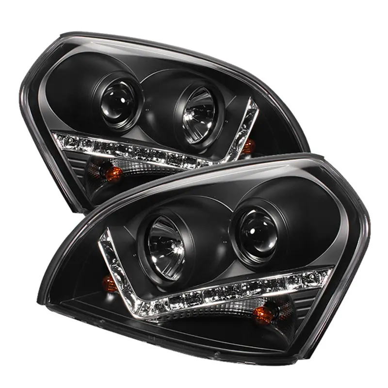 Spyder Auto 5029447 Led Projector Drl Headlights – Black, Stock-Bulb Compatible Pair 1
