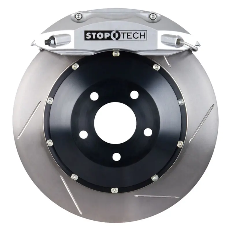 Stoptech St-60 Big Brake Kit – Front 2-Piece Drilled & Slotted Rotors 1