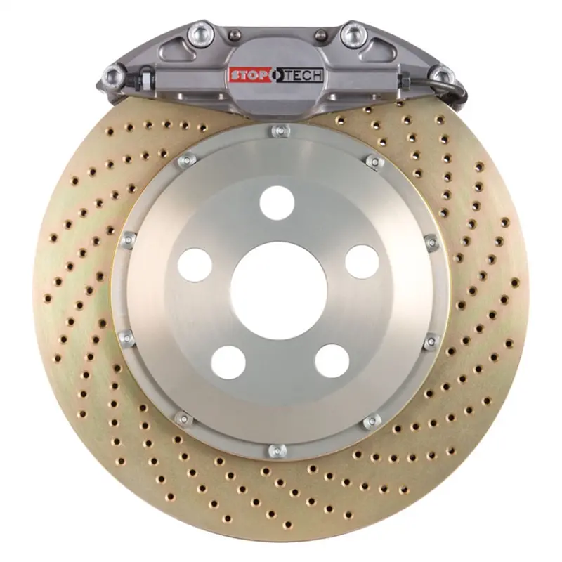 Stoptech Trophy Sport Big Brake Kit – Rear 2-Piece Rotors And Caliper Components 1