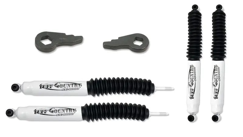 Tuff Country 12943Kn 2-Inch Front Leveling Kit – Torsion Keys + Sx8000 Shocks For 1988–1998 Chevy/Gmc 1500/2500 4X4 & 1992–1999 Suburban/Tahoe/Yukon 1500 1