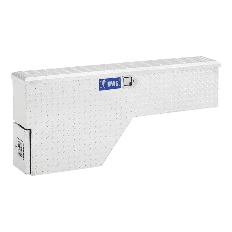 Uws Fw-55-Ds-P Bright Aluminum 55In. Passenger-Side Wheel Well Tool Box 1