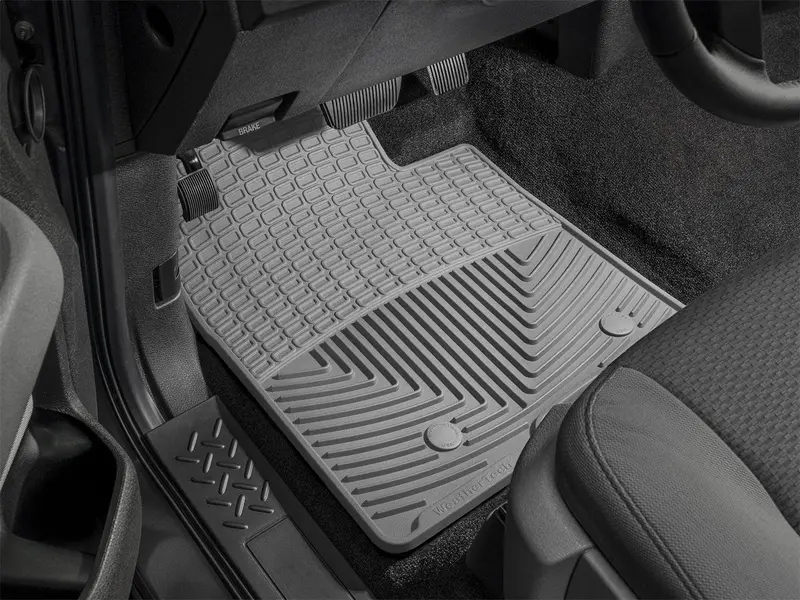Weathertech W224Gr All-Weather Front Floor Mats – Textured Gray, Custom-Fit Protection 1