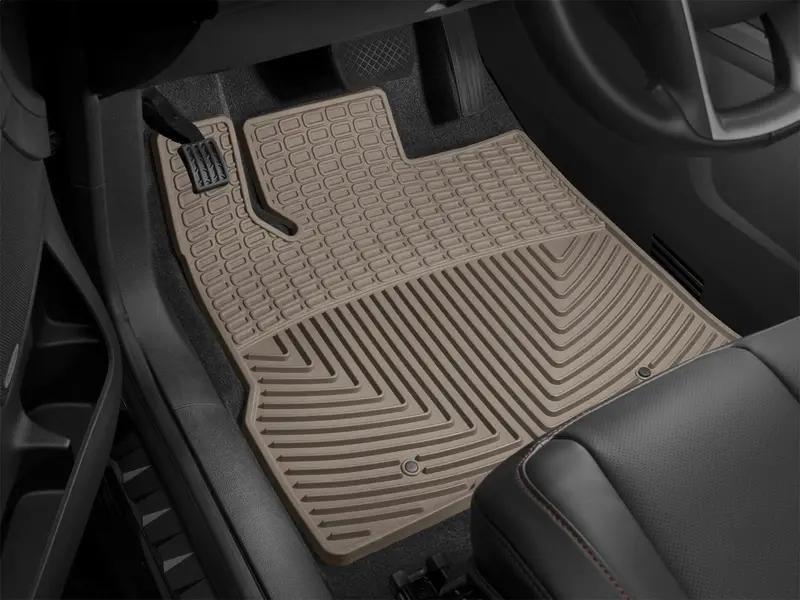 Weathertech Wtft407000 All-Weather Floor Mats – Tan, Front Row, Dealer-Packaged 1