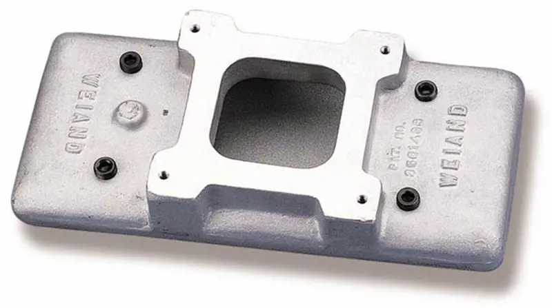 Weiand 1932Wnd Hi-Ram Intake Manifold Top – Single 4-Barrel 4150 Flange Upper Section 1